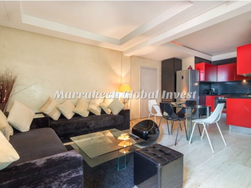 Appartement 2 chambres moderne en location saisonnière – Guéliz, Marrakech – photo 3