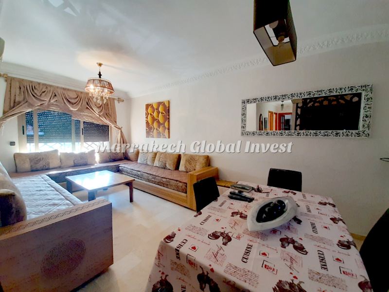 Appartement 2 chambres déco marocaine en location saisonnière – Guéliz, Marrakech