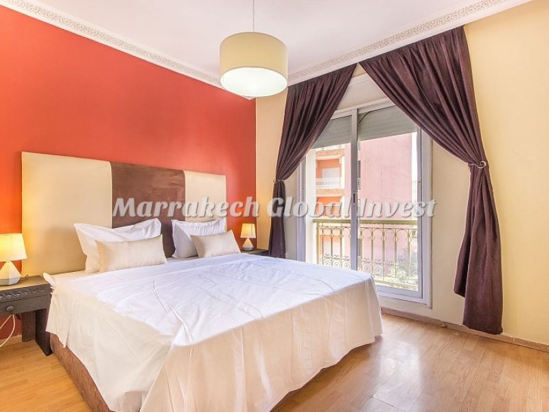 Appartement F3 avec terrasse et piscine à vendre – Guéliz, Marrakech – photo 2