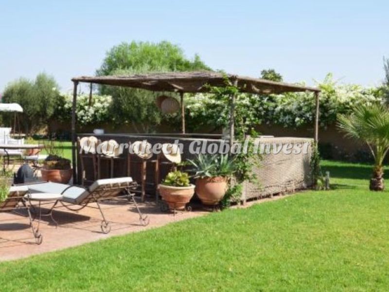 Villa 9 chambres meublée avec piscine en location saisonnière – Route de Ouarzazate, Marrakech – photo 5