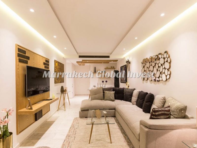 Appartement F3 110 m² en résidence sécurisée à vendre – Guéliz, Marrakech – photo 3