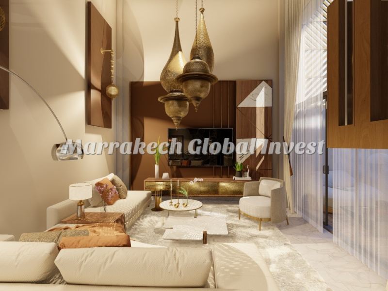 Duplex 3 chambres avec cour à vendre – Guéliz, Marrakech – photo 4