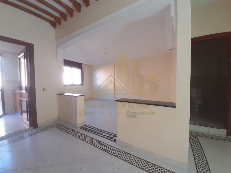 Appartement vide 2 chambres avec très grande terrasse à louer – Semlalia, Marrakech