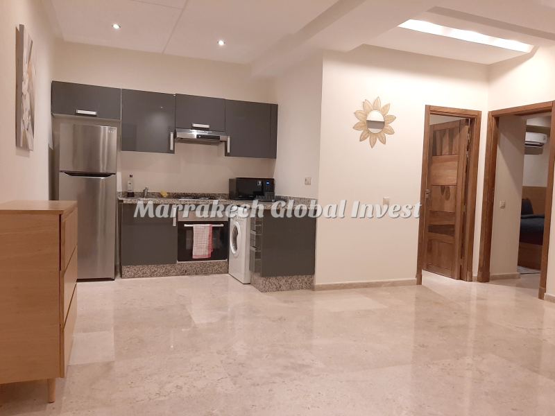 Appartement 1 chambre meublé avec long balcon à louer – Guéliz, Marrakech – photo 2