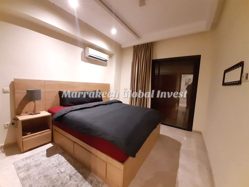 Appartement 1 chambre meublé avec long balcon à louer – Guéliz, Marrakech – photo 4