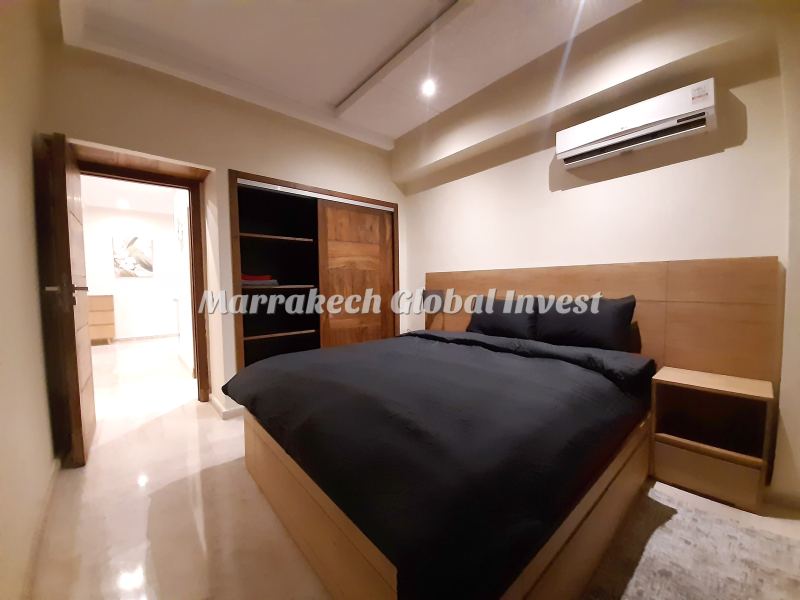 Appartement 1 chambre meublé avec long balcon à louer – Guéliz, Marrakech – photo 5