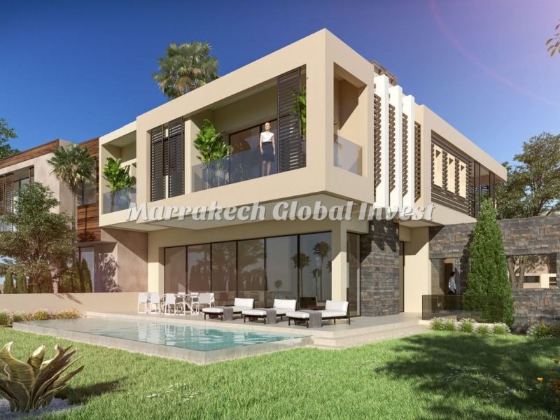 Villa d'architecte neuve 5 suites avec piscine à vendre – Golf Argane, Marrakech – photo 4