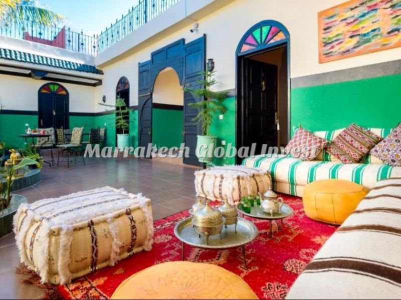 Riad 5 chambres avec restaurant à louer – Route de l'Ourika, Marrakech