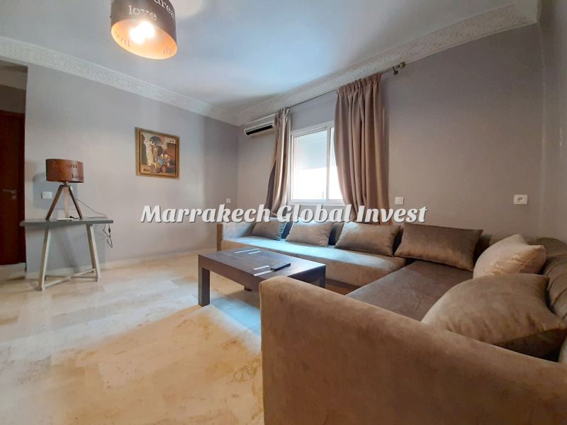 Appartement F2 meublé à louer – Guéliz, Marrakech