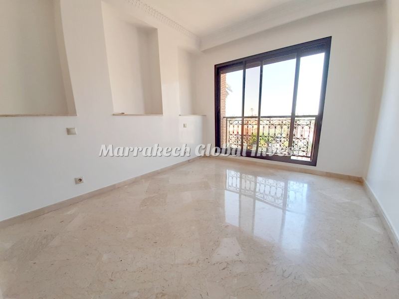 Appartement F2 avec terrasse et piscine à louer – Guéliz, Marrakech