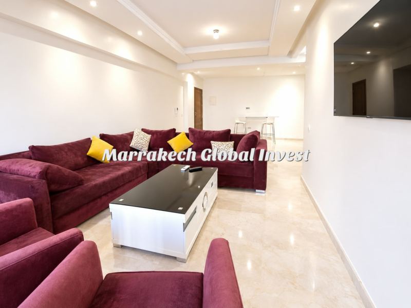 Studio moderne meublé avec terrasse et piscine à louer – Guéliz, Marrakech