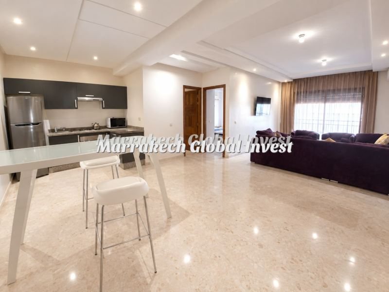 Studio moderne meublé avec terrasse et piscine à louer – Guéliz, Marrakech – photo 4