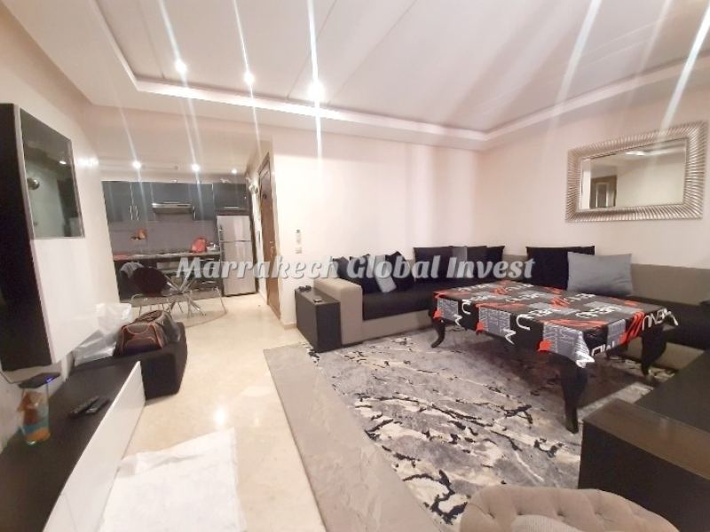 Appartement F2 meublé avec piscine à louer – Guéliz, Marrakech