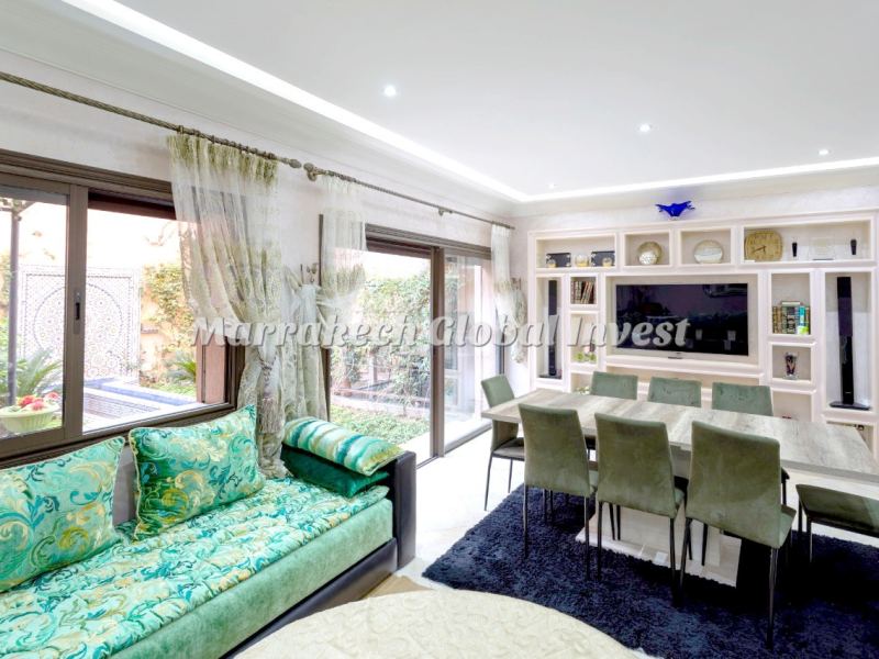 Villa moderne 5 chambres meublée à vendre – Mabrouka, Marrakech