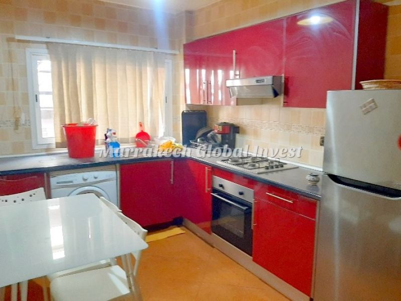 Duplex meublé avec piscine à louer – Mabrouka, Marrakech