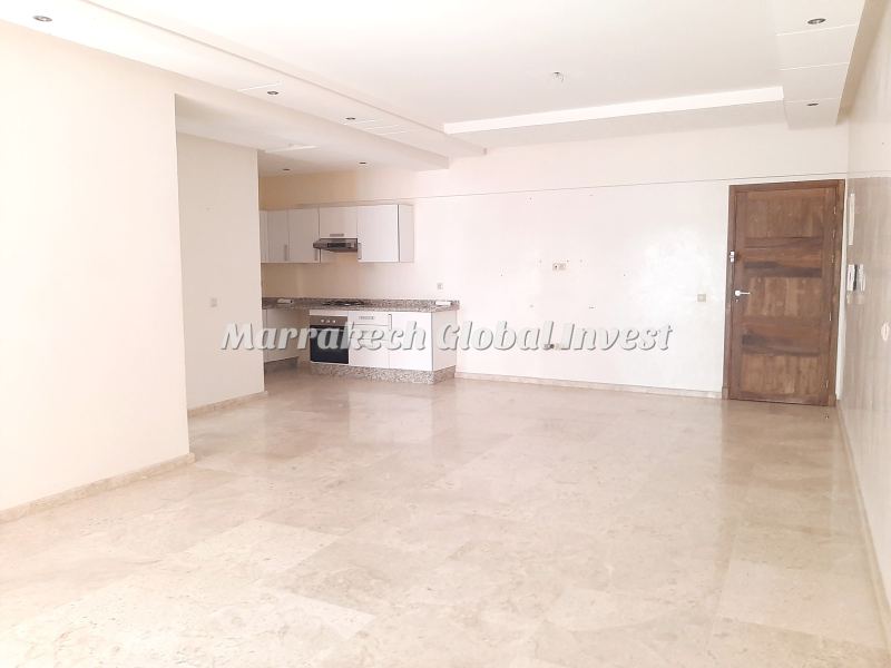 Appartement F2 vide avec piscine à louer – Guéliz, Marrakech