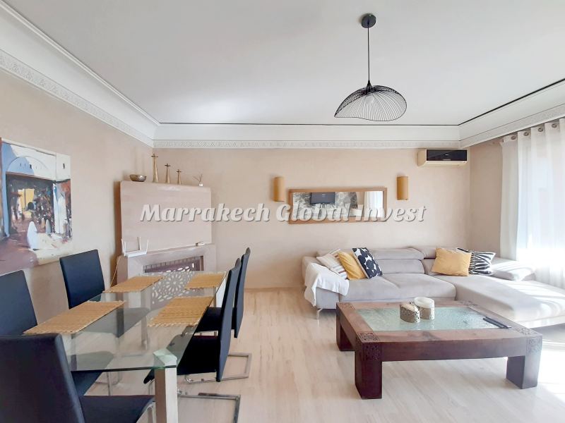 Appartement F3 meublé 95 m² à louer – Victor Hugo, Guéliz, Marrakech – photo 4