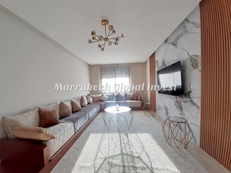 Appartement F3 haut standing meublé avec piscine à louer – Hivernage, Marrakech – photo 3