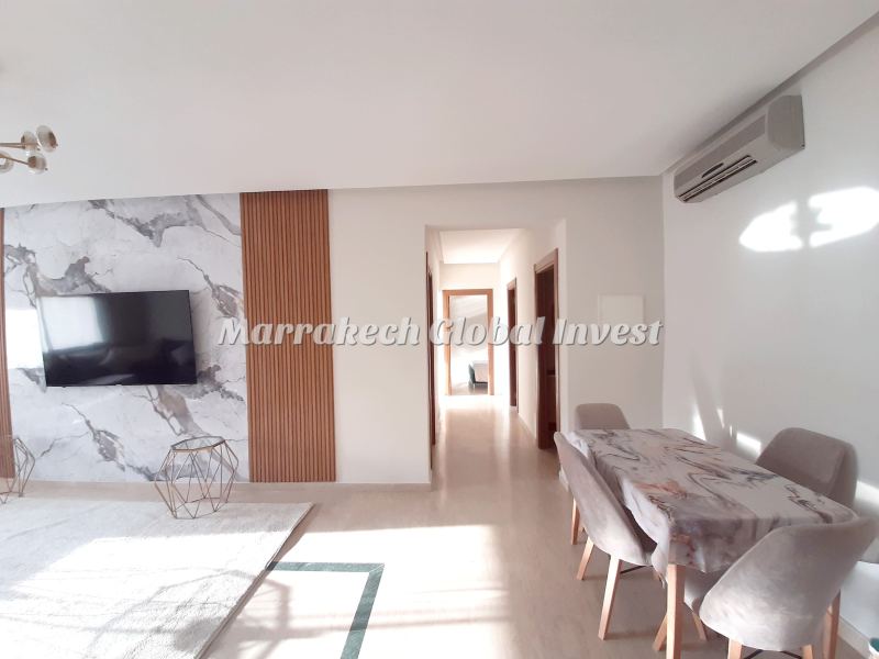 Appartement F3 haut standing meublé avec piscine à louer – Hivernage, Marrakech – photo 4
