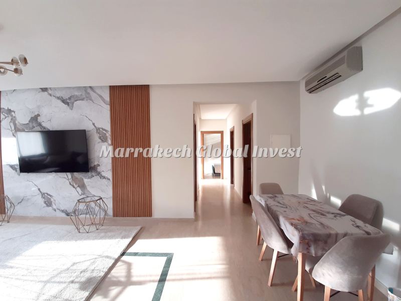 Appartement F3 haut standing meublé avec piscine à louer – Hivernage, Marrakech – photo 5