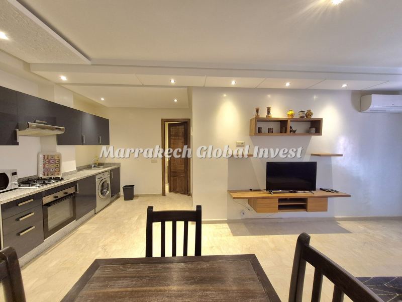 Studio meublé haut standing 50 m² à louer – Guéliz, Marrakech