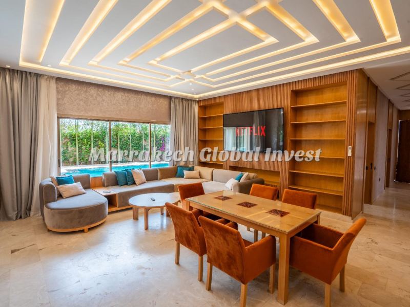 Villa 7 suites avec piscine en location saisonnière – Route de l'Ourika, Marrakech – photo 3