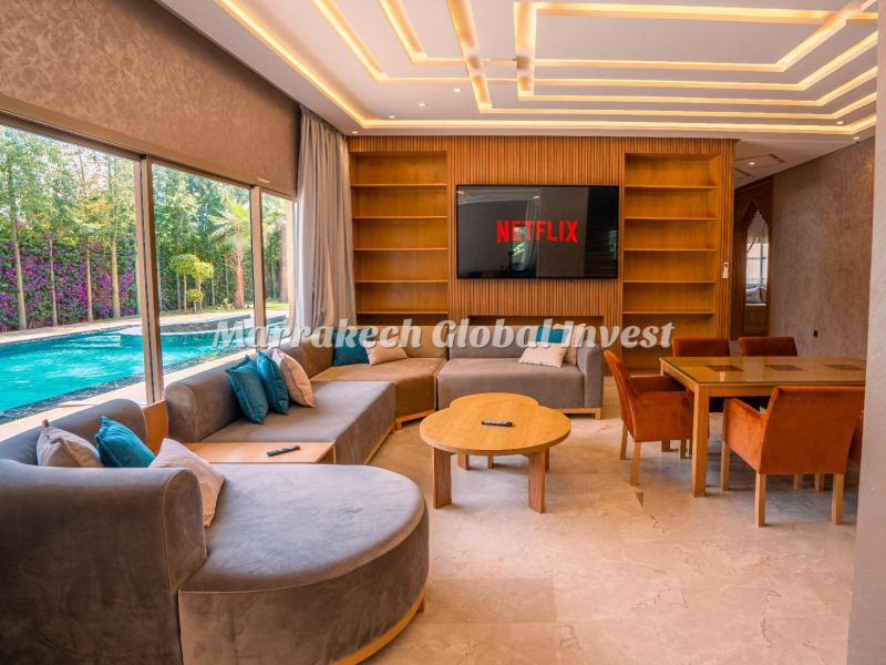 Villa 7 suites avec piscine en location saisonnière – Route de l'Ourika, Marrakech – photo 5