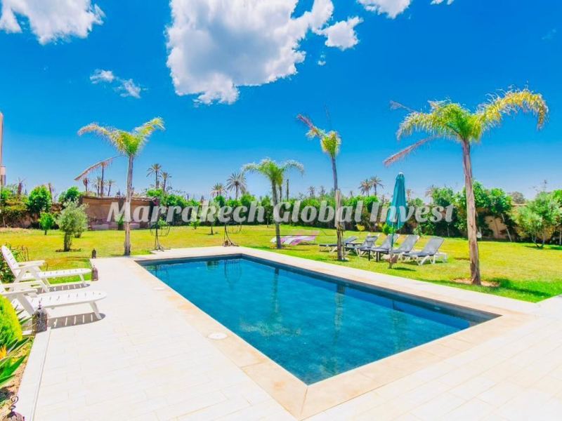 Villa de luxe 4 chambres avec piscine en location saisonnière – Bab Atlas, Marrakech – photo 2