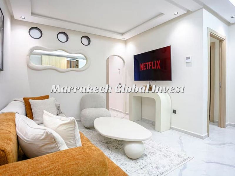 Appartement haut standing 2 chambres avec piscine à louer – Hivernage, Marrakech – photo 5
