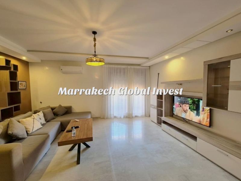 Appartement F2 meublé avec piscine et terrasse à louer – Guéliz, Marrakech – photo 3