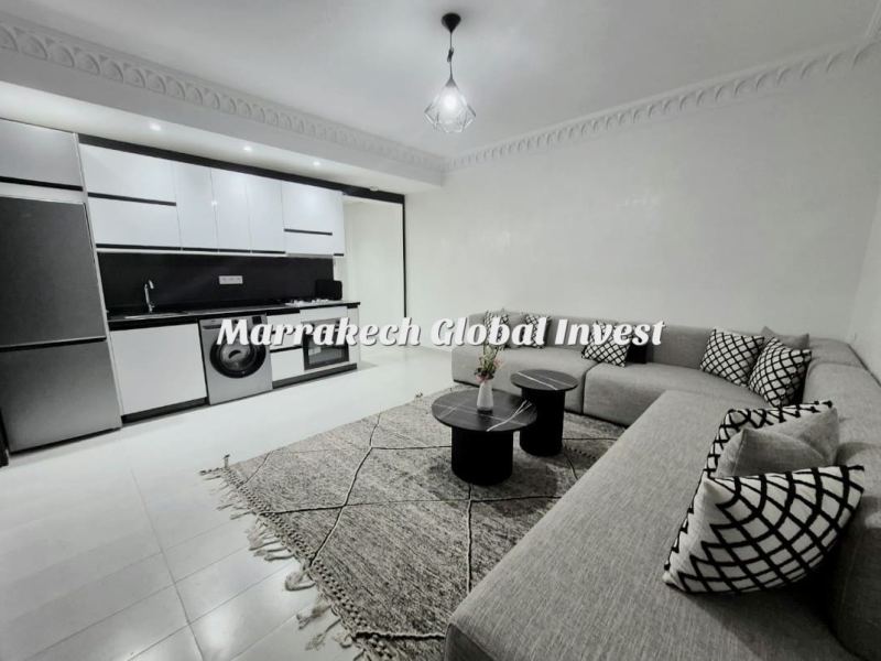 Appartement neuf meublé avec terrasse à louer – Aïn Mezouar, Marrakech