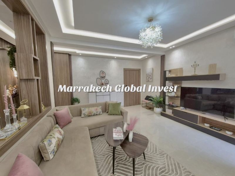 Appartement F3 de luxe meublé avec terrasse à louer – Hivernage, Marrakech – photo 3